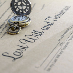Image of paper with text Will and Testament - Legal Advantage Group